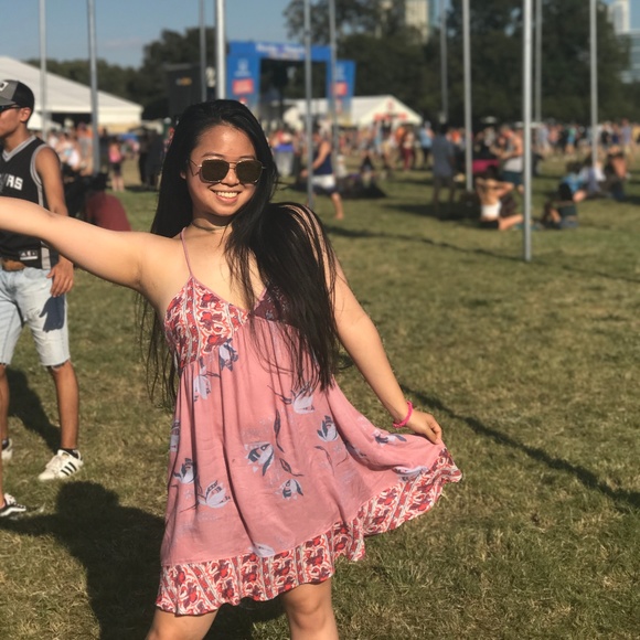Free People Other - Free People | Patchwork Slip Pink Dress